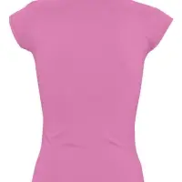Футболка женская с оригинальным V-обр. вырезом Mint 170, розовая орхидея, размер M