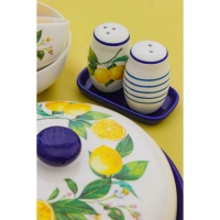 Набор для специй Доляна &laquo;Лимон&raquo;, 2 предмета: солонка 130 мл, перечница 130 мл