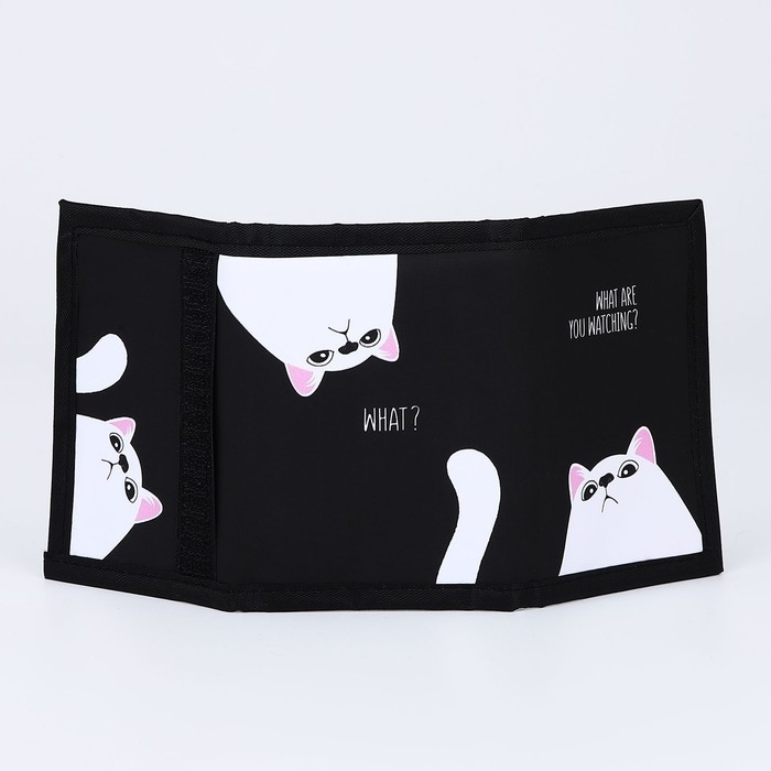 Кошелёк «Котик» на липучке Кошелёк «Котик» на липучке