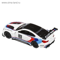 Машина металлическая BMW M6, 1:43, инерция, открываются двери, цвет белый Машина металлическая BMW M6, 1:43, инерция, открываются двери, цвет белый