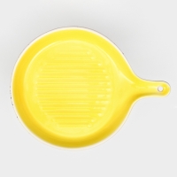 Форма для запекания керамическая «Классика», жёлтая, 1 сорт, Иран Форма для запекания керамическая «Классика», жёлтая, 1 сорт, Иран