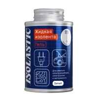 Изолента жидкая, герметик водонепроницаемый, с кисточкой ISOLASTIC, гель, белый, 100 мл Изолента жидкая, герметик водонепроницаемый, с кисточкой ISOLASTIC, гель, белый, 100 мл