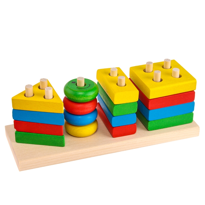 Пирамидка &laquo;&lrm;Цветная геометрия&raquo;&lrm;