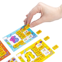 Лото деревянное &laquo;Слоги&raquo;