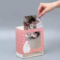 Коробка-фоторамка подарочная складная, упаковка, &laquo;Любимой маме&raquo;, 14 х 14 х 8 см
