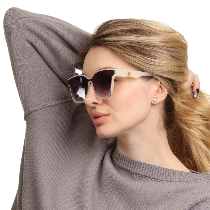 Очки солнцезащитные женские Очки солнцезащитные женские "OneSun", uv 400, дужка 15 см, линза 5.2х4.2 см