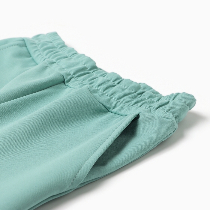 Комплект для девочки (джемпер, брюки), цвет пыльная мята, рост 122 см