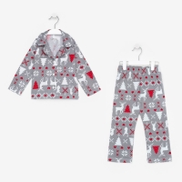 Пижама детская KAFTAN «Скандинавия», размер 30 (98-104) Пижама детская KAFTAN «Скандинавия», размер 30 (98-104)