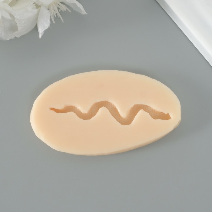 Новогодний молд силикон Новогодний молд силикон "Змейка" 0,3х6,5х1,3 см