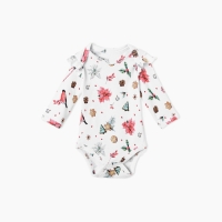 Боди детское MINAKU "Winter", цвет белый, рост 80-86 см