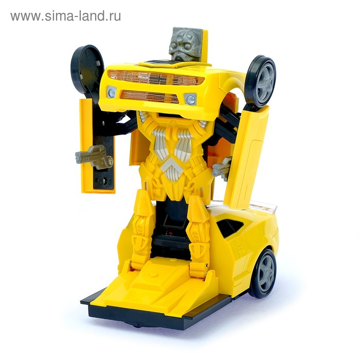 Машина «Автобот», трансформируется, световые и звуковые эффекты, работает от батареек Машина «Автобот», трансформируется, световые и звуковые эффекты, работает от батареек