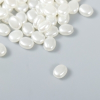 Бусины для творчества пластик "Плоские жемчужинки" набор 20 гр Бусины для творчества пластик "Плоские жемчужинки" набор 20 гр