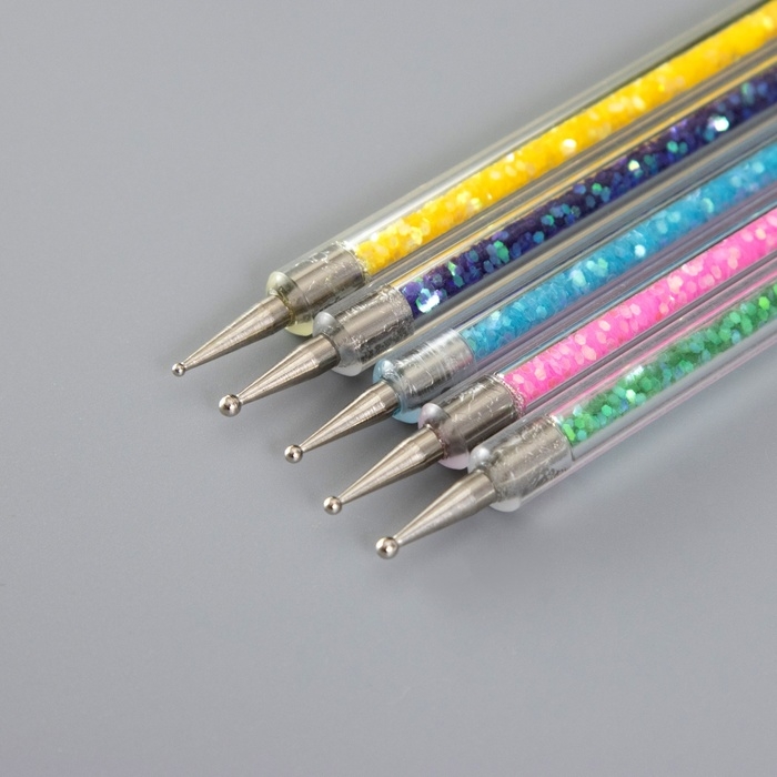 Инструменты для моделирования и придания формы Инструменты для моделирования и придания формы "Блёстки" набор 5 шт 15,5 см