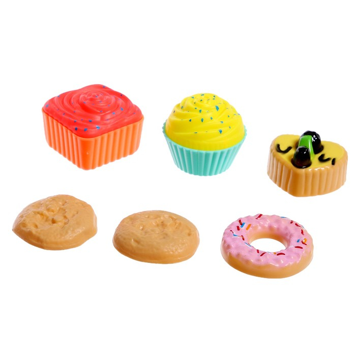 Набор посудки «Чаепитие для кукол» цвета МИКС Набор посудки «Чаепитие для кукол» цвета МИКС