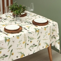Скатерть Этель "Одуванчики" 146х180см, 100%хл, саржа 178 гр/м2