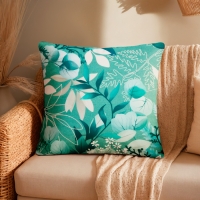 Наволочка декоративная Этель «Эвкалипт» 40х40 см, велюр, 100% п/э Наволочка декоративная Этель «Эвкалипт» 40х40 см, велюр, 100% п/э