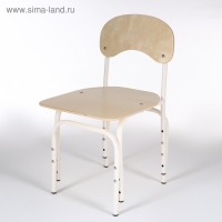 Стул детский регулируемый Яшка гр.1-3, Кремовый белый