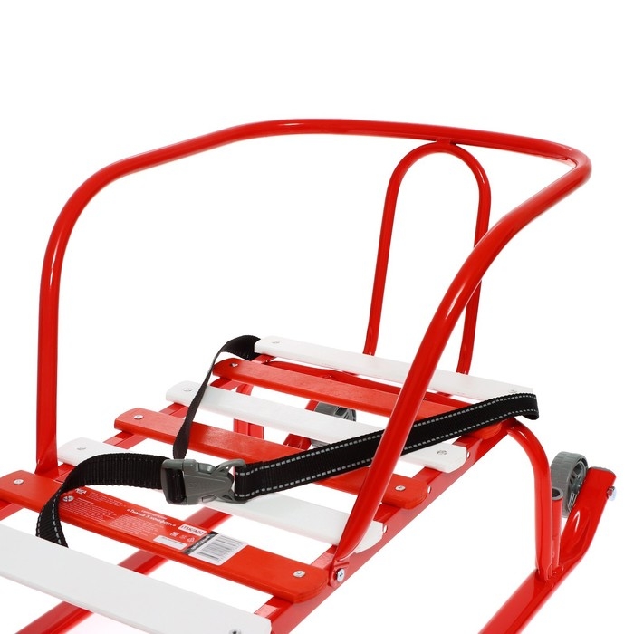 Санки &laquo;Тимка 5 комфорт&raquo;, цвет алый