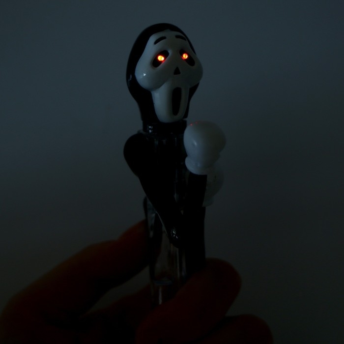 Прикол ручка «Крик», боксёр, светятся глаза Прикол ручка «Крик», боксёр, светятся глаза