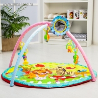 Развивающий коврик &laquo;Зоопарк&raquo;, с дугами и погремушками