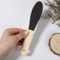 Пилка для ног, наждачная, двусторонняя, 23,6 см, деревянная Пилка для ног, наждачная, двусторонняя, 23,6 см, деревянная