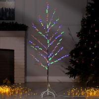 Светодиодный куст &laquo;Лепестки&raquo; 1.5 м, 84 LED, мигание, 220 В, свечение мульти (RG/RB)