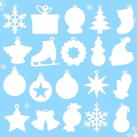 Новый год! Набор для творчества &laquo;Ёлочные игрушки&raquo; без нанесения