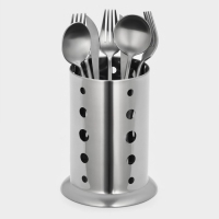 Подставка из нержавеющей стали для столовых приборов, 10×17 см Подставка из нержавеющей стали для столовых приборов, 10×17 см