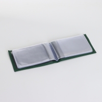 Визитница, 18 карт, цвет тёмно-зелёный