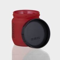 Банка стеклянная для сыпучих продуктов «Любовь на кухне», 425 мл, цвет красный Банка стеклянная для сыпучих продуктов «Любовь на кухне», 425 мл, цвет красный