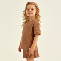 Пижама детская SL HOME р 34 (122-128), кофейный