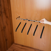 Плечики - вешалки для одежды Доляна, 40&times;50 см, многоуровневая, антискользящее покрытие, цвет МИКС