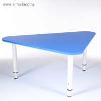 Стол Треугольник растущий гр.0-3 на металлокаркасе, Синий