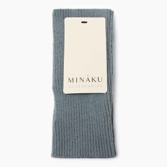 Митенки женские MINAKU, цвет морской волны, 18 см