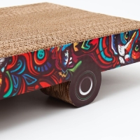 Когтеточка из картона с кошачьей мятой &laquo;Графити&raquo;