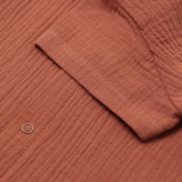 Комбинезон Крошка Я Муслин,р. 74-80, коричневый