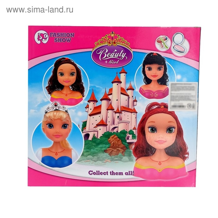 Кукла-манекен для создания причёсок &laquo;Анна&raquo; с аксессуарами