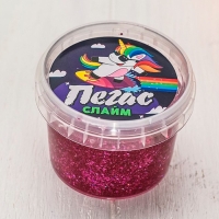 Слайм &laquo;Пегас&raquo;, голография, сиреневый, 90 г