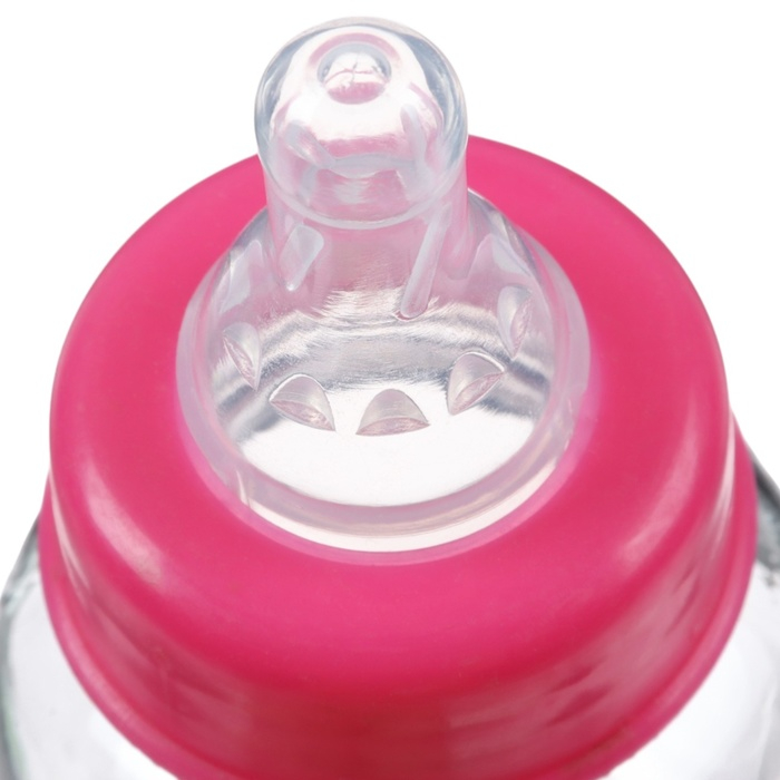 Бутылочка для кормления, классическое горло, стекло, быстрый поток, от 6 мес., 150 мл., цвет МИКС