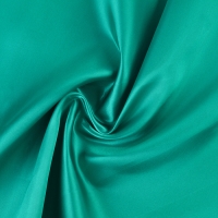 Лоскут для рукоделия, атлас, зелёный 50 &times; 75 см