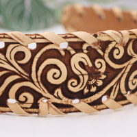 Ободок &laquo;Орнамент&raquo;, береста