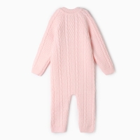 Комбинезон детский, цвет розовый, рост 62-68 см