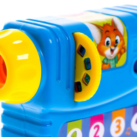 Музыкальный проектор &laquo;Весёлый алфавит и счёт&raquo;, 3 слайда, звук, свет