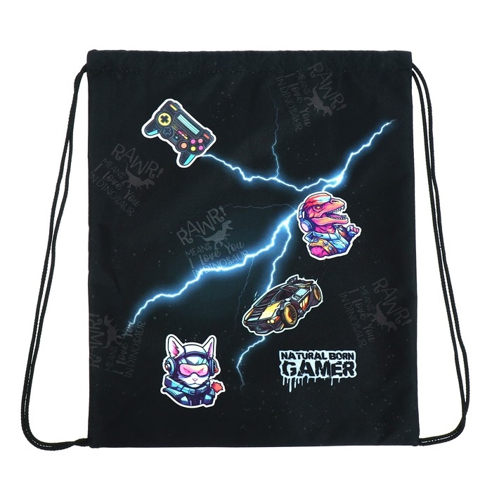 Мешок для обуви 435 х 360 мм, Stavia (плотность 600D с водоотталкивающей ПУ-пропиткой) Gamer Мешок для обуви 435 х 360 мм, Stavia (плотность 600D с водоотталкивающей ПУ-пропиткой) Gamer