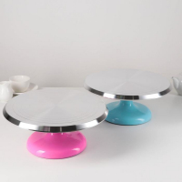 Подставка для торта вращающаяся &laquo;Лазурь&raquo;, d=31 см, цвет МИКС