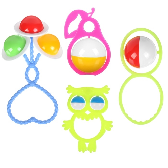 Набор погремушек &laquo;Летний сон&raquo;, 4шт, цвет МИКС, Аэлита