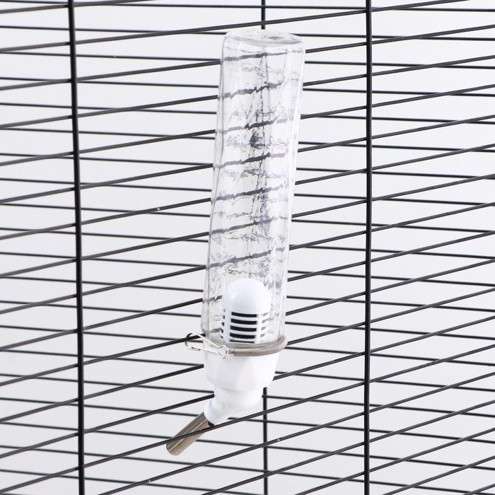 Поилка для грызунов, 125 мл, крепление-пружинка, белая