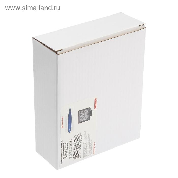 Фара светодиодная Skyway OFF ROAD, квадратная, 12/24 В, 27 Вт, 9 диодов, 107 х 107 мм, дальний свет Фара светодиодная Skyway OFF ROAD, квадратная, 12/24 В, 27 Вт, 9 диодов, 107 х 107 мм, дальний свет