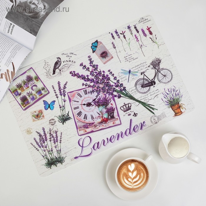 Салфетка сервировочная на стол Доляна «Лаванда», 42×29 см Салфетка сервировочная на стол Доляна «Лаванда», 42×29 см