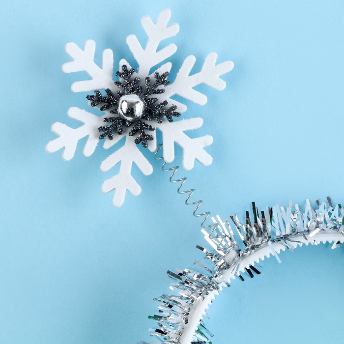 Новый год! Карнавальный ободок «Снежинка» Новый год! Карнавальный ободок «Снежинка»